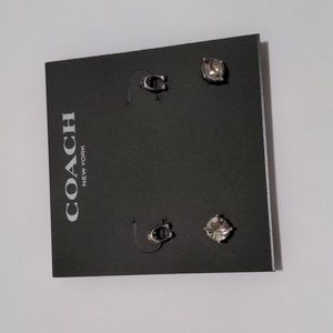 Coach Signature C Stud Earrings
